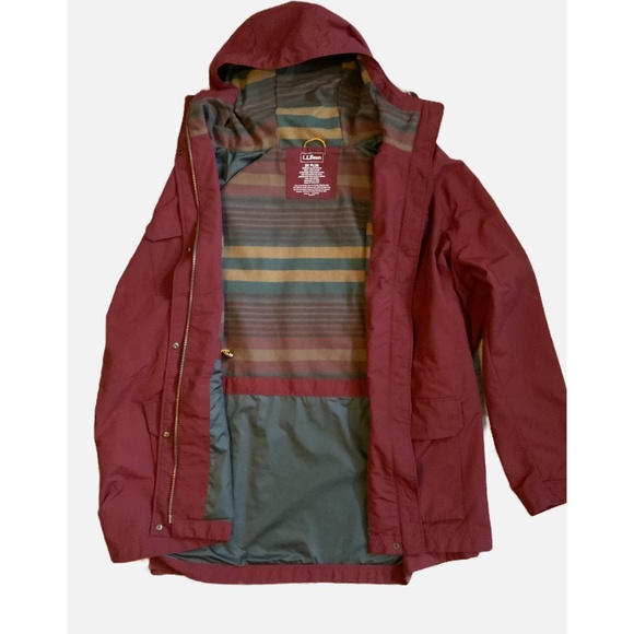 L.L. Bean Mountain woman’s Classic Water-Resistant lined jacket, size 3X - Picture 3 of 9